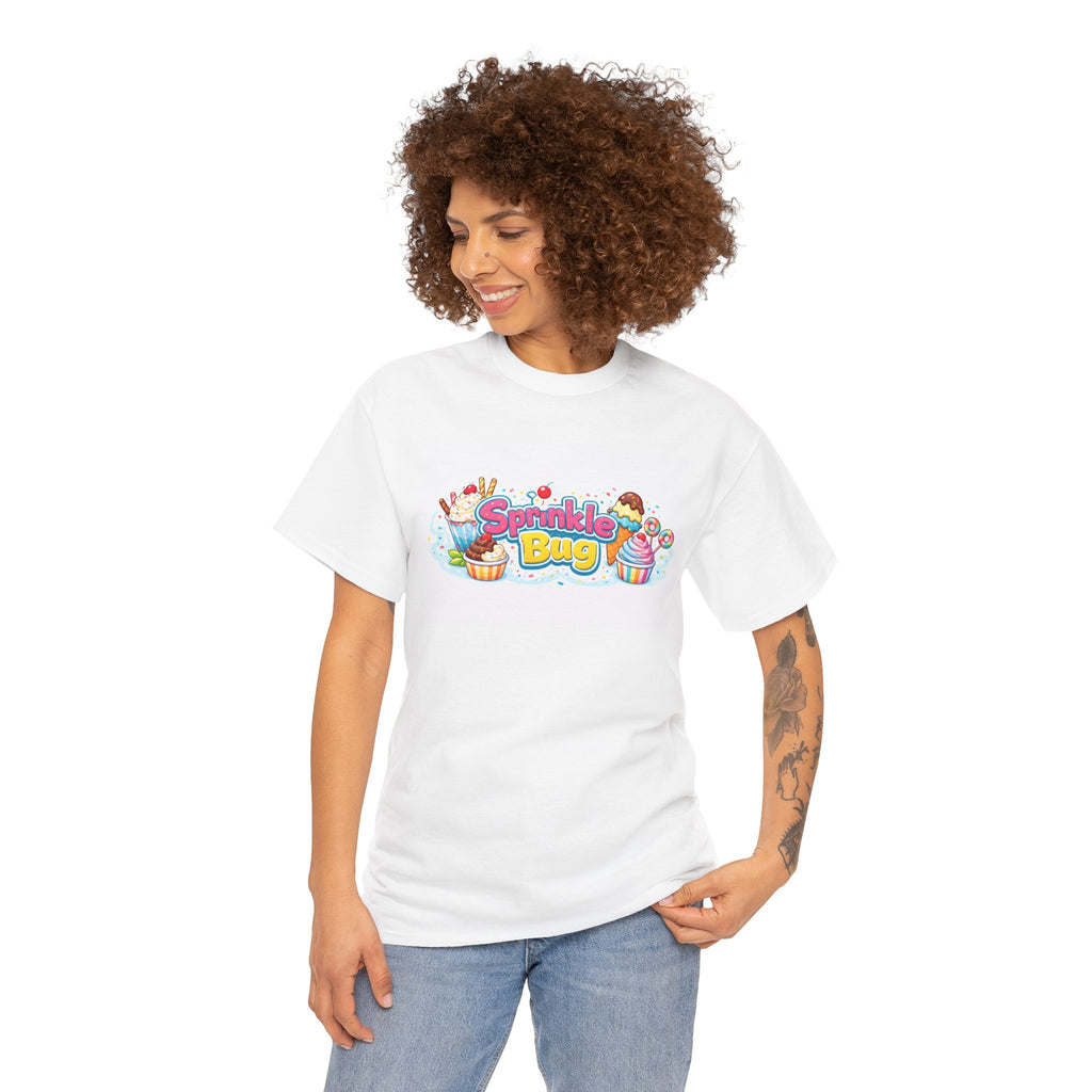 Sprinkle Bug Logo T‑Shirt — Bright Sweet Shop Graphic Tee