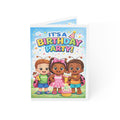 Birthday Party Kids Greeting Card — "It's a Birthday Party!" (Single or Bulk Packs)