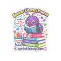 Summer Literacy Program Sticker — Reading Is My Superpower Kiss-Cut Sticker