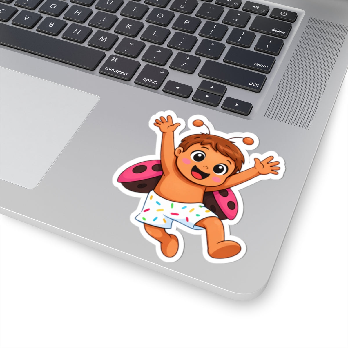 Baby Ladybug Baby Sticker — Cute Kiss-Cut Vinyl Decal for Laptops, Planners & Gifts