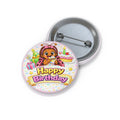 Happy Birthday Pin Button – Cute Kid’s Party Badge